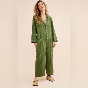 Free People Margarita Long Sleeve Jumpsuit